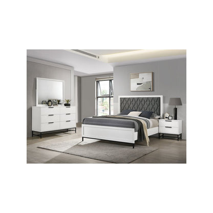 Sonora 4-piece Queen Bedroom Set White