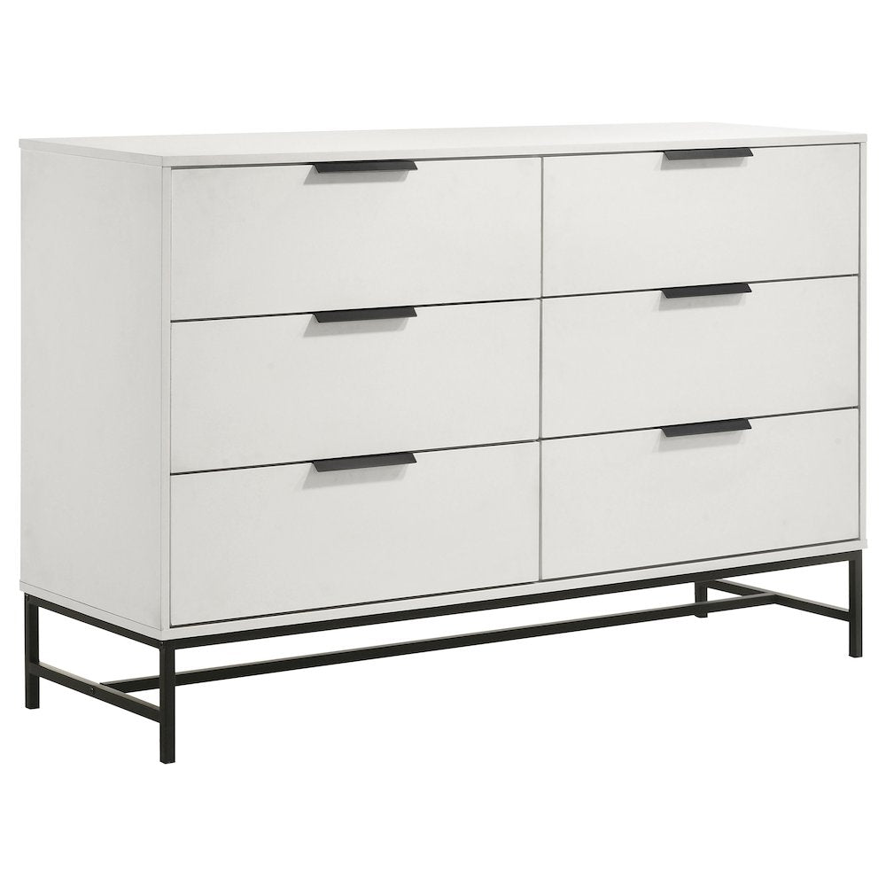 Sonora 5-piece Queen Bedroom Set White