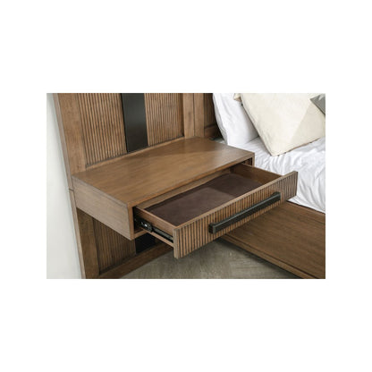 Terrace 5-piece California King Panel Bedroom Set Ash Brown