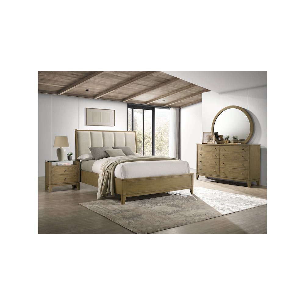 Granada 4-piece California King Bedroom Set Natural Pine