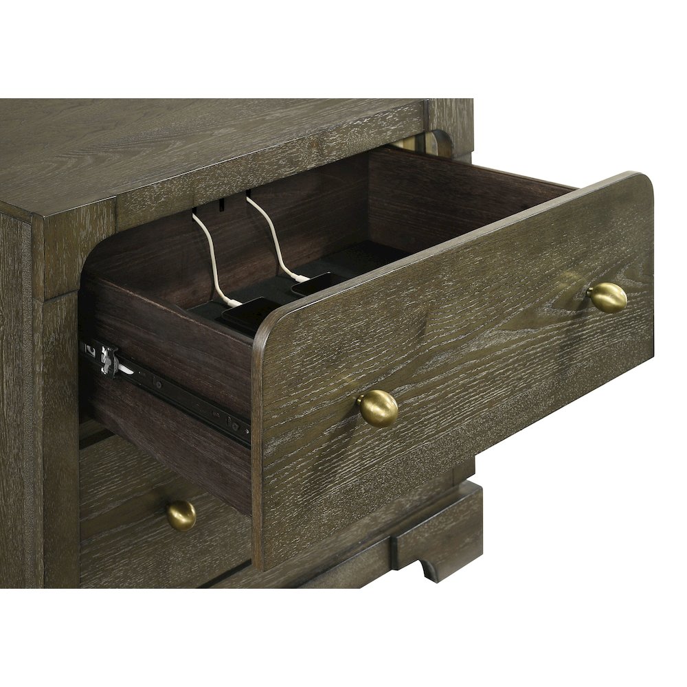 Gran Park 4-piece California King Bedroom Set Dark Cocoa