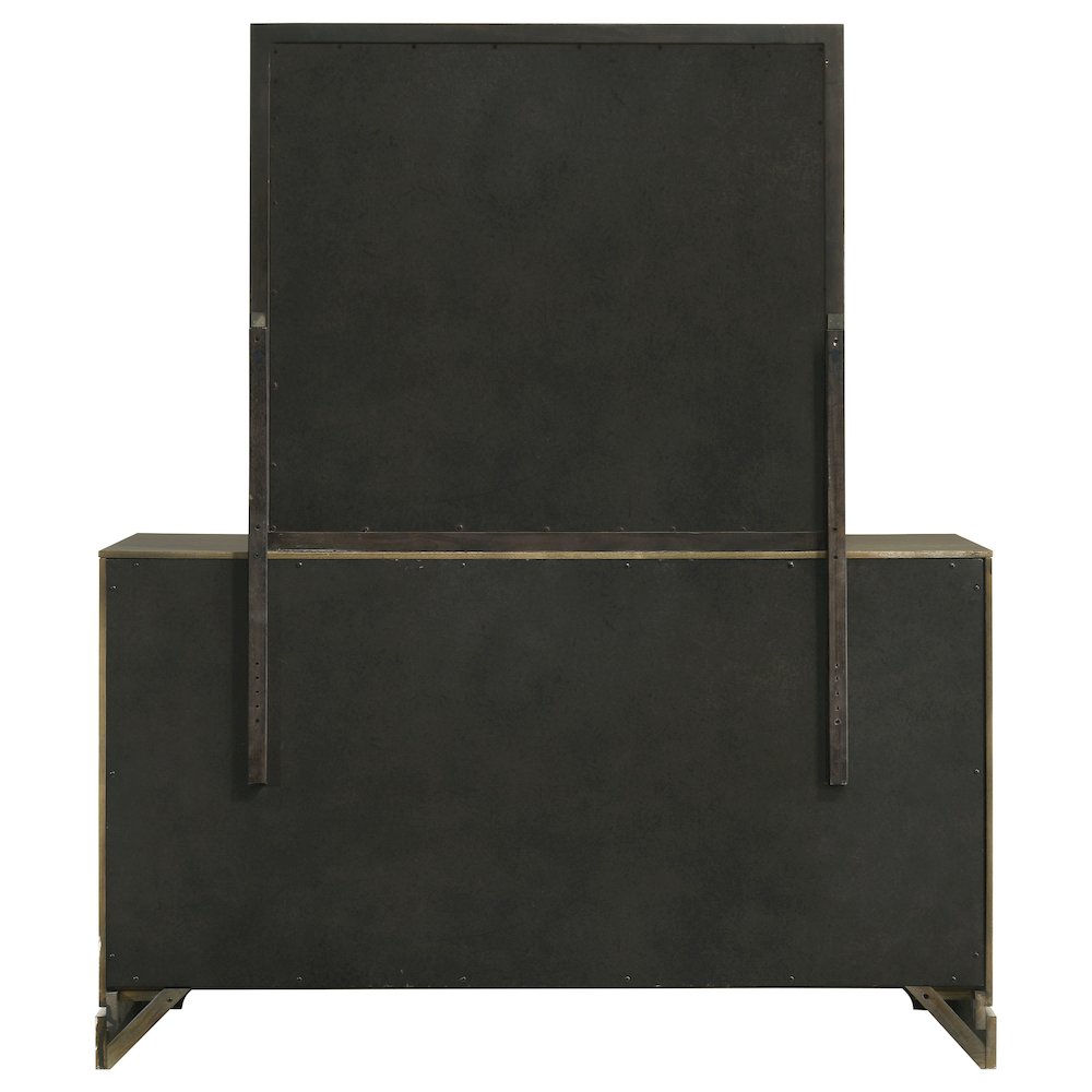 Gran Park 6-drawer Dresser and Mirror Dark Cocoa