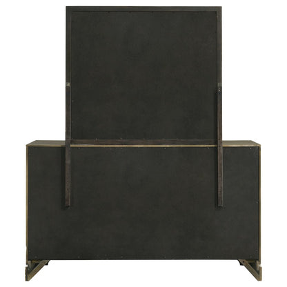 Gran Park 6-drawer Dresser and Mirror Dark Cocoa