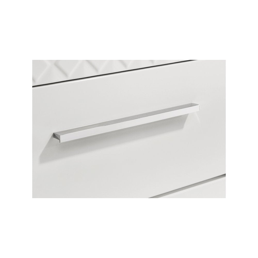 Ives 6-drawer Dresser and Mirror White High Gloss