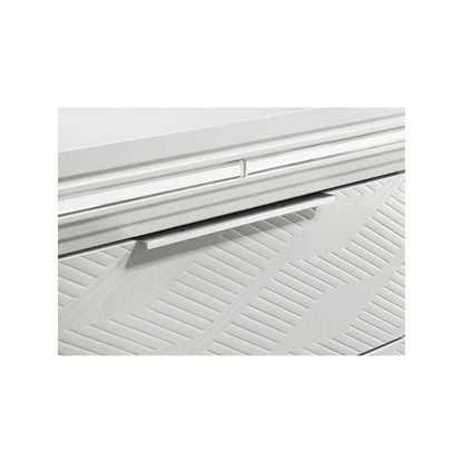 Marmore 9-drawer Dresser and LED Mirror White