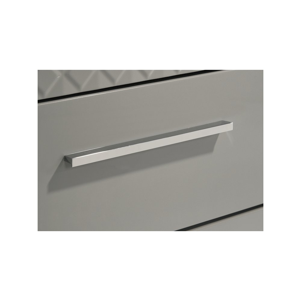 Ives 4-piece Queen Bedroom Set Grey High Gloss