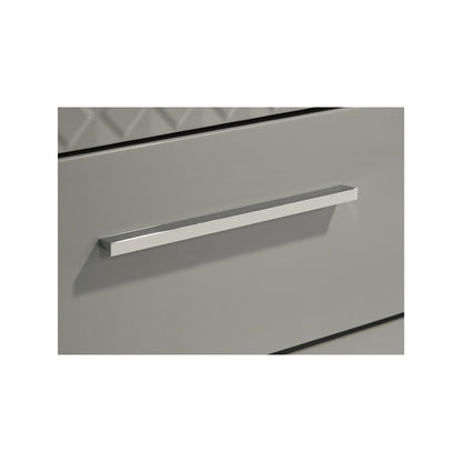 Ives 4-piece Queen Bedroom Set Grey High Gloss