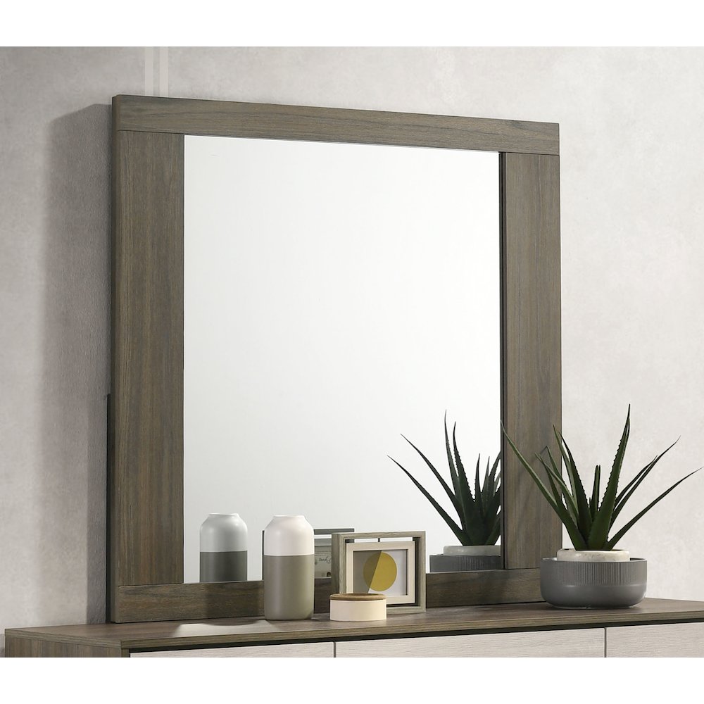 Fenwick Dresser Mirror Grey Oak