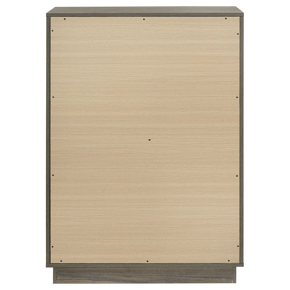Fenwick 4-drawer Chest of Drawers Grey Oak