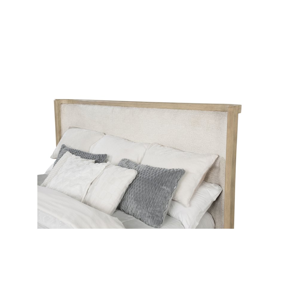 Kailani 49-inch Queen Wingback Bed Beige Oak