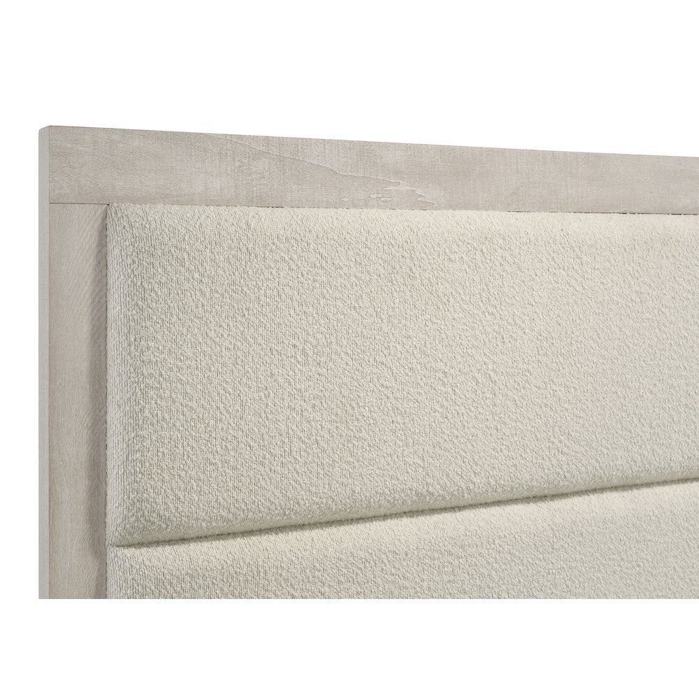 Trenton 54-inch Wood Queen Panel Bed Rustic Cream