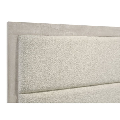 Trenton 54-inch Wood Queen Panel Bed Rustic Cream