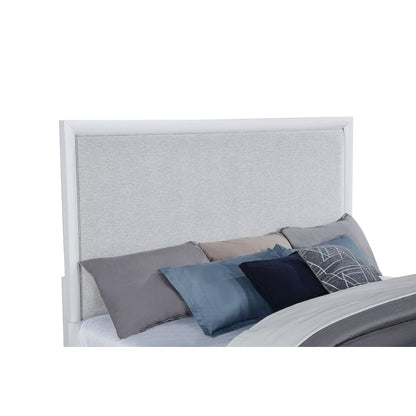 Gracemont 57-inch California King Panel Bed Grey and White