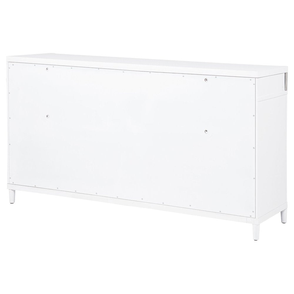 Gracemont 8-drawer Bedroom Dresser Cabinet White
