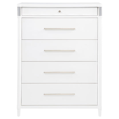 Gracemont 5-drawer Bedroom Chest of Drawers White