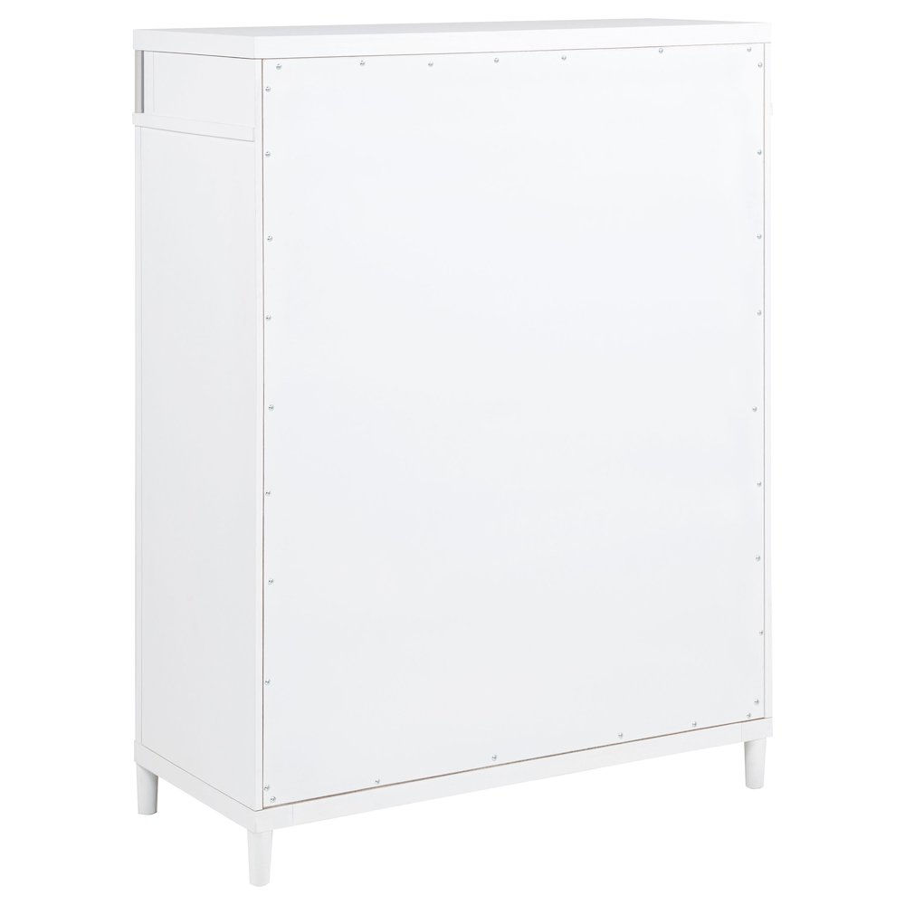 Gracemont 5-drawer Bedroom Chest of Drawers White
