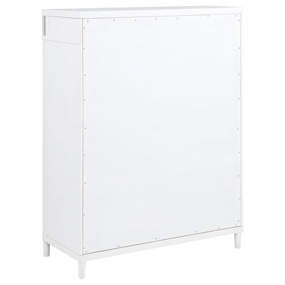 Gracemont 5-drawer Bedroom Chest of Drawers White
