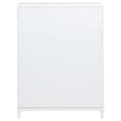Gracemont 5-drawer Bedroom Chest of Drawers White