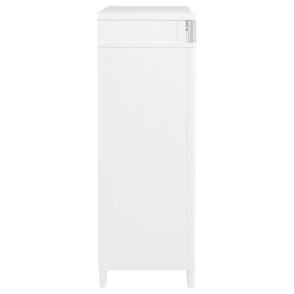 Gracemont 5-drawer Bedroom Chest of Drawers White