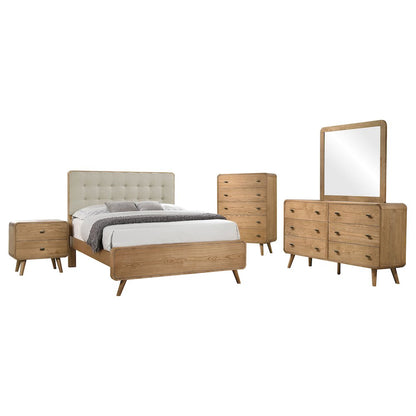 Robyn 5-piece California King Bedroom Set Light Ash