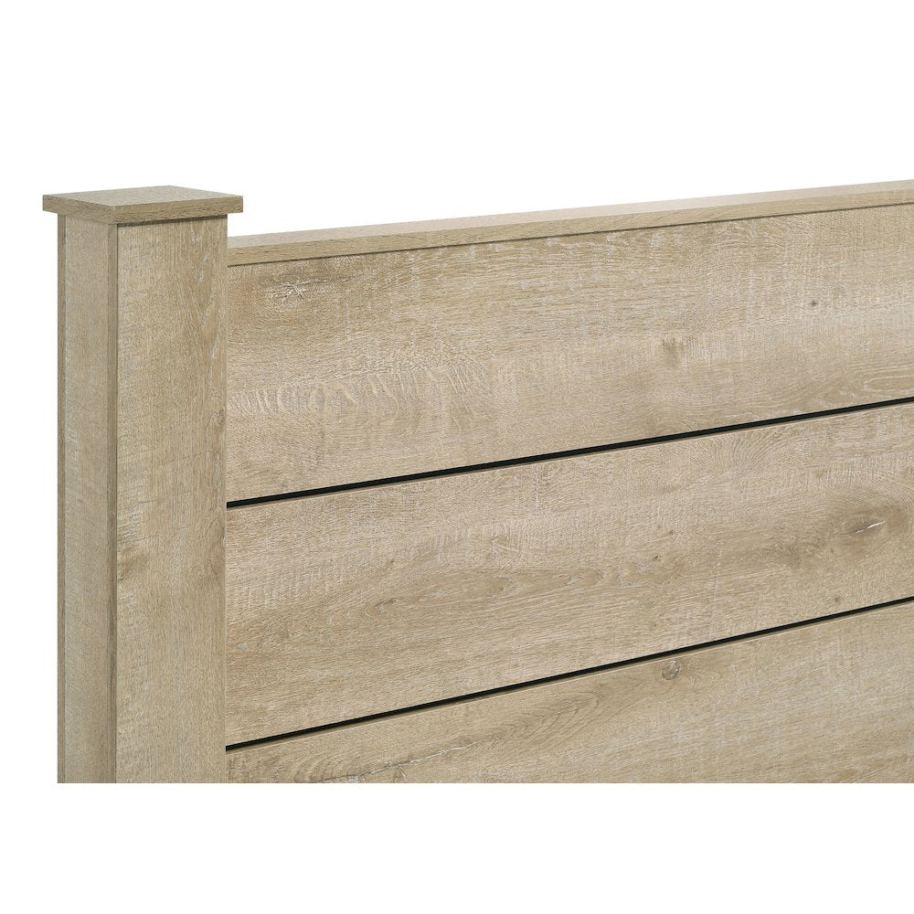 Oakglen 4-piece California King Bedroom Set Weathered Oak