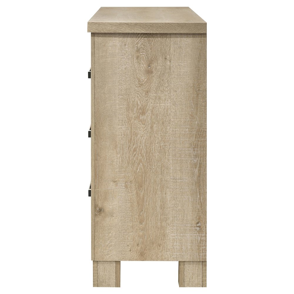 Oakglen 6-drawer Bedroom Dresser Weathered Oak