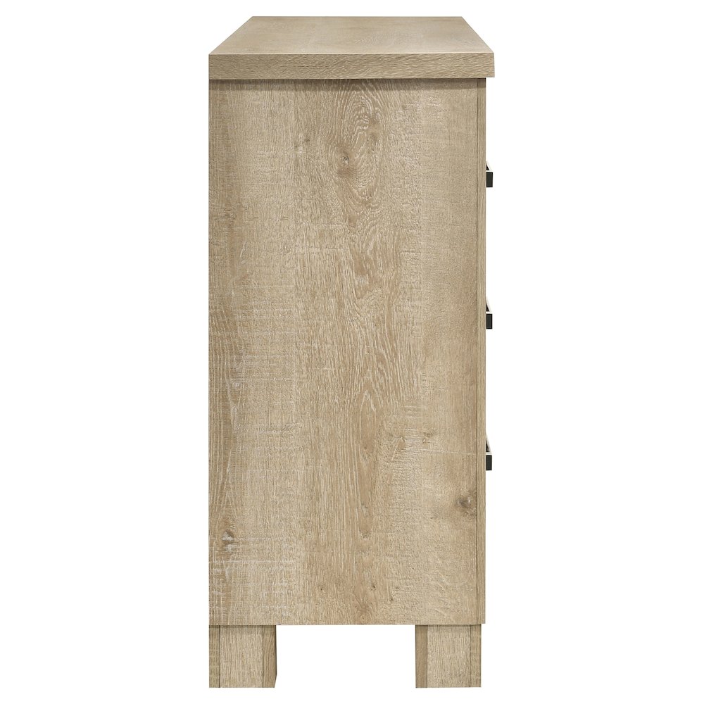 Oakglen 6-drawer Bedroom Dresser Weathered Oak