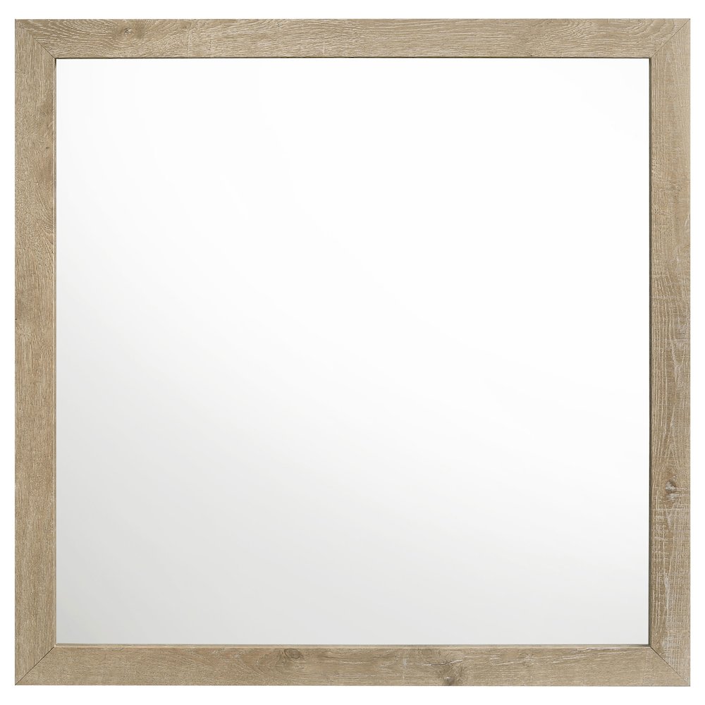Oakglen Dresser Mirror Weathered Oak