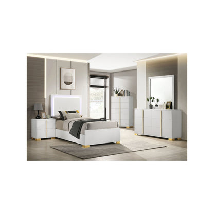 Marceline 5-piece Twin Bedroom Set White