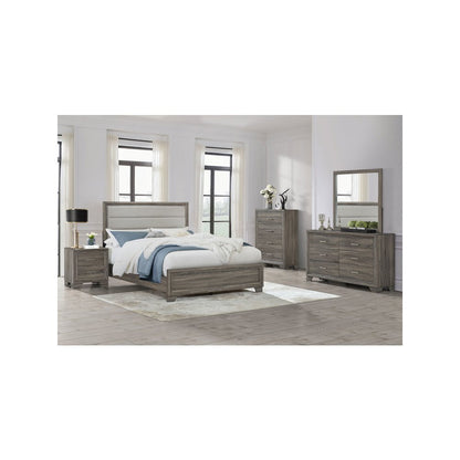 Wright 5-piece Queen Bedroom Set Brown Oak