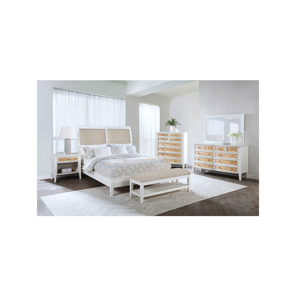 Bexhill 5-piece California King Bedroom Set White