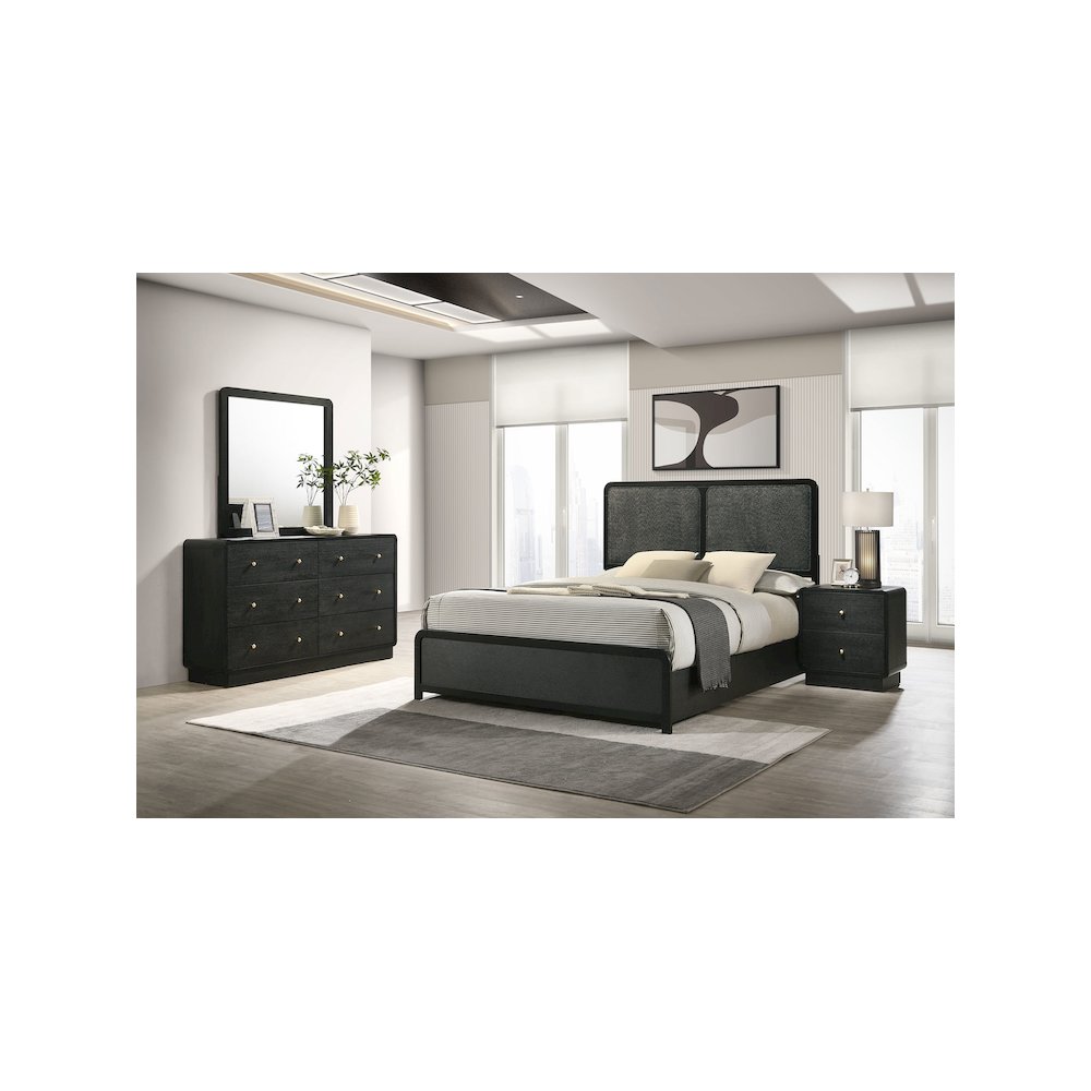 Cavelle 4-piece Queen Bedroom Set Black