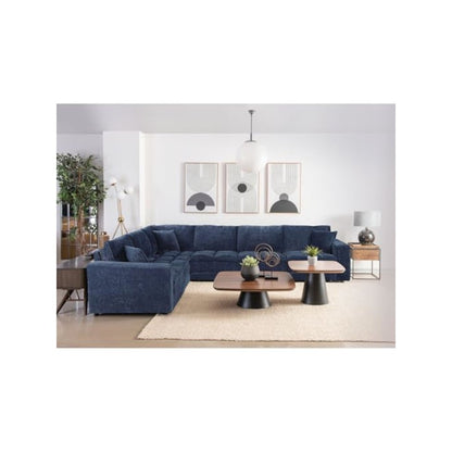 Atlantic Corduroy Upholstered RAF Arm Chair Blue