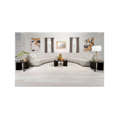Charlotte 8-piece Upholstered Modular Sectional Sofa Ivory