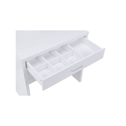 Harvey Vanity Set with Lift-Top Stool White