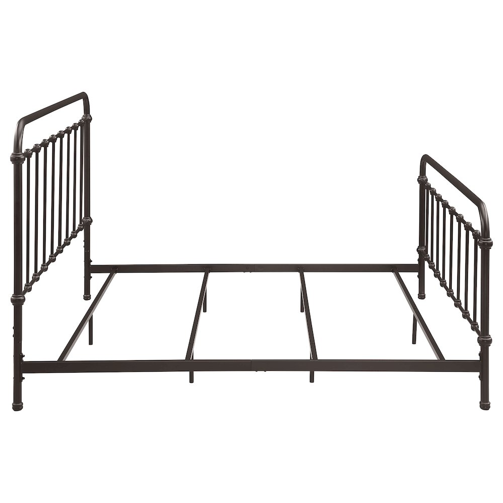Livingston Metal Eastern King Open Frame Bed Dark Bronze