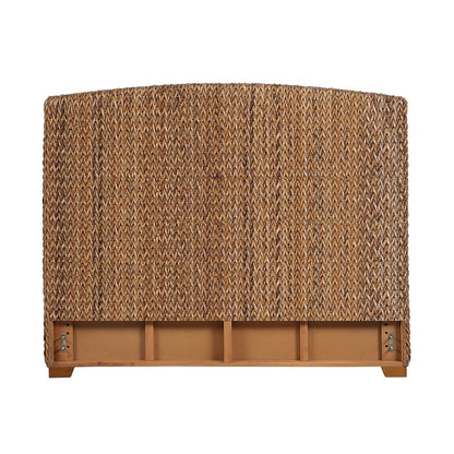 Laughton Woven Banana Leaf California King Headboard Amber