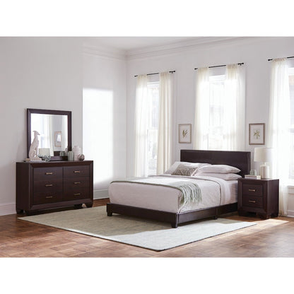 Dorian 4-piece California King Bedroom Set Dark Cocoa