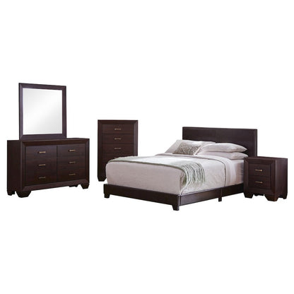 Dorian 5-piece Twin Bedroom Set Dark Cocoa