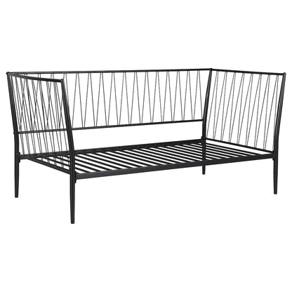 Richland Metal Twin Daybed Bed Frame Matte Black