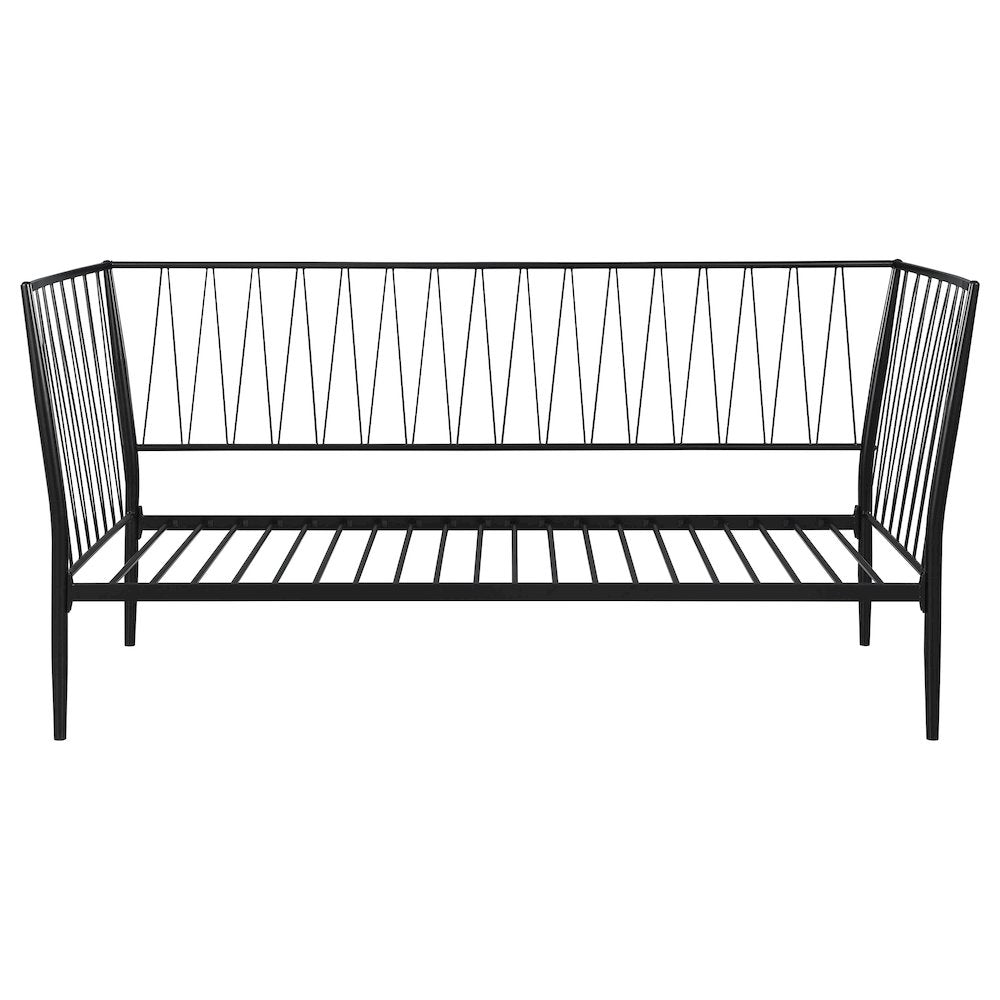 Richland Metal Twin Daybed Bed Frame Matte Black