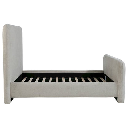 Wren Upholstered Queen Panel Bed Grey