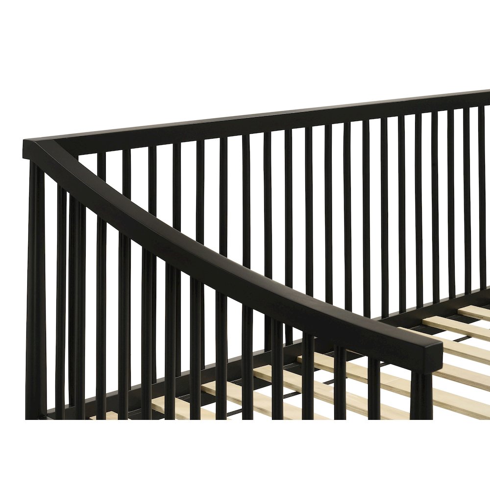 Delgado Windsor Twin Wood Daybed with Trundle Black