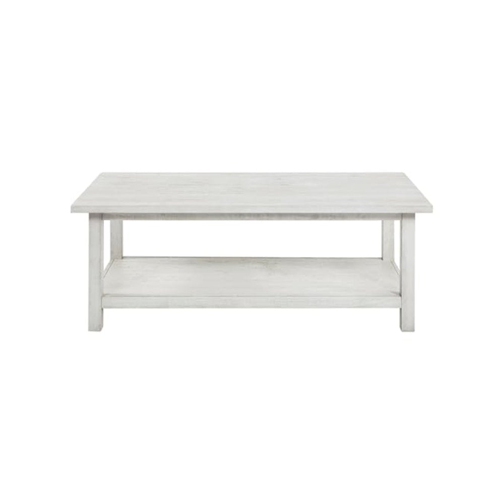 Payne 2-piece Coffee and 1-drawer End Table Set White