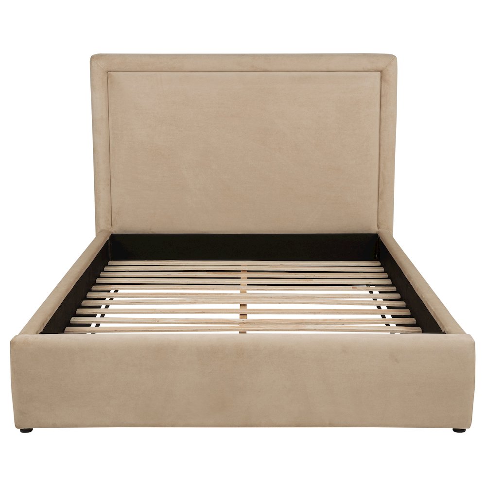 Lawson 55-inch Upholstered Eastern King Platform Bed Saddle