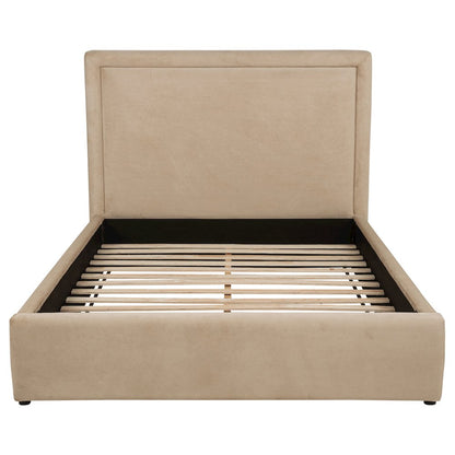 Lawson 55-inch Upholstered Eastern King Platform Bed Saddle