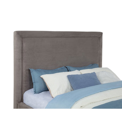 Lawson 55-inch Upholstered Full Panel Platform Bed Mushroom