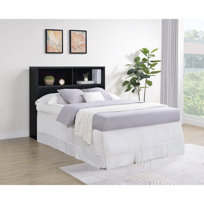 Westpark 49-inch Full Bookcase Headboard Black