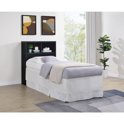 Westpark 49-inch Twin Bookcase Headboard Black
