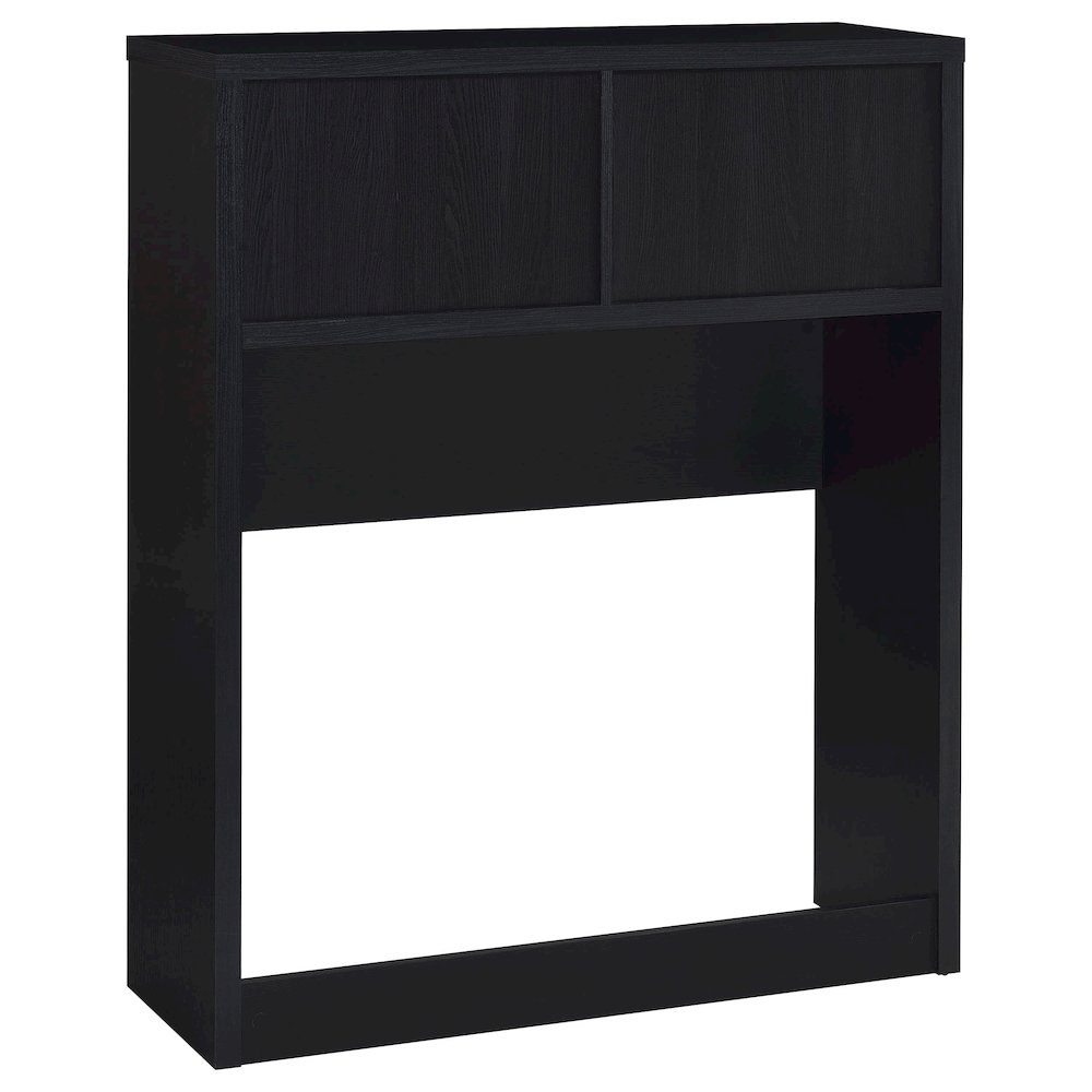 Westpark 49-inch Twin Bookcase Headboard Black